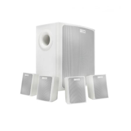 白色面裝揚聲器系統(tǒng)   (含1個低音，4個衛(wèi)星箱) 博世bosch LB6-100S-L 音箱