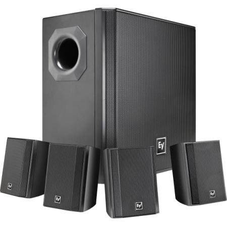 墻裝衛(wèi)星揚(yáng)聲器，黑色，(對(duì))	Electro-voice	EVID-2.1