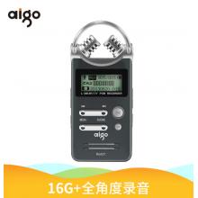 愛國者（aigo）錄音筆 R6601 16G 微型 專業(yè) 學(xué)習(xí)/會議采訪培訓(xùn)錄音 高清遠(yuǎn)距降噪 MP3播放器