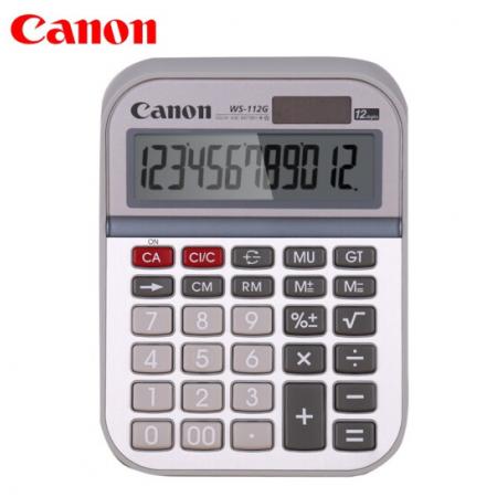 佳能Canon WS-112G 佳能金屬面版計算器
