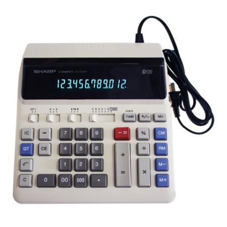 夏普（SHARP）CS-2122H 銀行計(jì)算器 金融財(cái)會(huì)插電計(jì)算器 電腦按鍵熒光