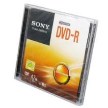 索尼（SONY） DVD刻錄盤(pán) 空白刻錄光盤(pán) 16X 4.7G DVD-R 單片版 10片/包 單片精裝