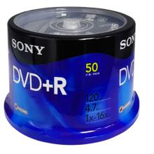 SONY 索尼 dvd刻錄盤(pán) 光盤(pán) 空白光盤(pán) 4.7G 16X DVD+R（50片桶裝）行業(yè)裝