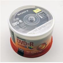SONY 索尼  dvd刻錄盤 光盤 空白光盤 4.7G 16X DVD-R 可打?。?0片桶裝）亞光面