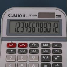佳能Canon WS-112G 佳能金屬面版計算器