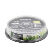 索尼sony  dvd空白光盤 4.7g刻錄盤 刻錄碟片 dvd刻錄盤 10片裝 DVD+R 10片桶裝