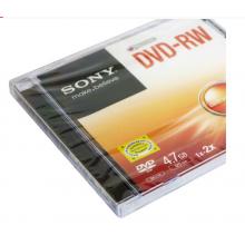 SONY 索尼 dvd可擦寫光盤 刻錄盤 4.7G 空白盤碟 可重復刻錄 DVD-RW（1-2X） 單片精裝
