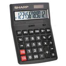 夏普SHARP CH-D12  計(jì)算器 辦公商務(wù)型計(jì)算器 黑色 CH-D12 中號(hào)