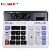 夏普（SHARP）EL-2135 12位商務(wù)辦公臺(tái)式計(jì)算器銀行財(cái)務(wù)會(huì)計(jì)桌面電腦大按鍵太陽(yáng)能大號(hào)計(jì)算器