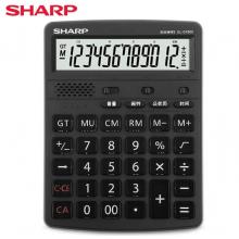 夏普（SHARP）EL-G7600 12位語(yǔ)音臺(tái)式計(jì)算器商務(wù)辦公財(cái)務(wù)會(huì)計(jì)商城計(jì)算真人發(fā)音大屏幕計(jì)算器
