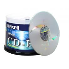 麥克賽爾（maxell）CD-R光盤(pán) 刻錄光盤(pán) 光碟 空白光盤(pán) 48速700M 銀盤(pán)桶裝50片