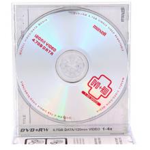 麥克賽爾（maxell）DVD+RW光盤 刻錄光盤 光碟 可擦寫空白光盤 4速4.7G臺產(chǎn) 1片盒裝