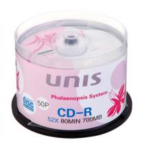 紫光（UNIS）CD-R 52速 700M 碟之戀系列 桶裝50片 刻錄盤(pán)