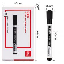 得力(deli)33678 白板筆 可擦易擦 辦公教學(xué)會議 10支/盒 辦公用品