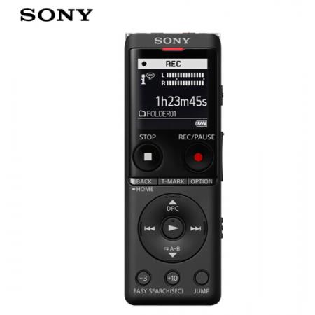 索尼（SONY）錄音筆ICD-UX575F 16GB 黑色 智能降噪升級款 專業(yè)線性錄音棒 商務學習采訪支持內(nèi)錄
