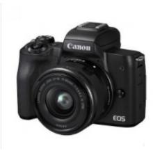 佳能（Canon）EOS M50 微單相機(jī) 數(shù)碼相機(jī) 微單套機(jī) （15-45 微單鏡頭） 視頻拍攝（包含SD 128G 閃迪80/m儲(chǔ)存卡）