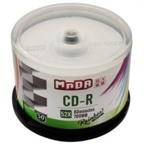 銘大金碟（MNDA） 彩虹系列 檔案級 CD-R空白光盤/刻錄盤 700M 52X 桶裝（50片桶裝）