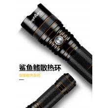 SupFire神火L6超強(qiáng)光手電筒可充電26650超亮遠(yuǎn)射LED便攜小家用T6戶外氙氣燈防水超長(zhǎng)續(xù)航 L6-8瓦+2節(jié)3700毫安電池+充電器