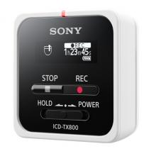 索尼（SONY）錄音筆ICD-TX800 16G 白色 專業(yè)PCM線性錄音 微型便攜一鍵取證 藍牙操控 商務(wù)學習采訪適用 