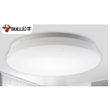 公牛led吸頂燈家用燈具陽臺廚房臥室簡約現(xiàn)代圓形餐廳客廳燈超薄12W18W24W三段調(diào)光LED吸頂燈 全白18W 33*7.5 5700k適5-10平