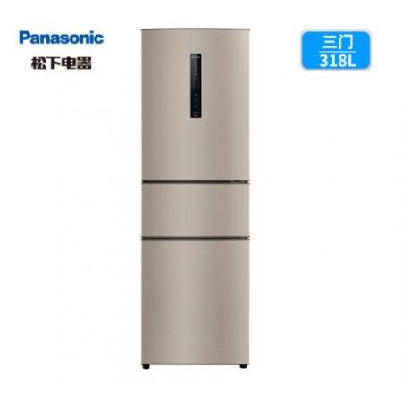 松下(Panasonic)NR-C33PX3-NL 318升三門變頻風(fēng)冷無霜冰箱 自動(dòng)制冰AG銀離子