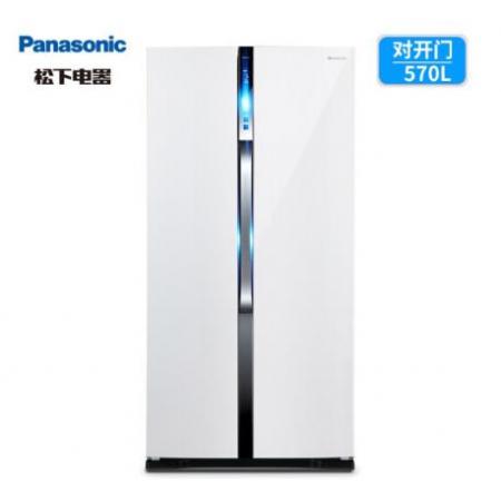 松下(Panasonic)NR-W56S1-W 570升對開門變頻風冷無霜冰箱 AG銀離子雙循環(huán)制冷