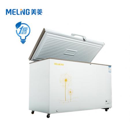 美菱（MELING）418升臥式電腦控溫冰柜一室 單溫冷凍冷藏轉(zhuǎn)換大冷柜BC/BD-418DTE