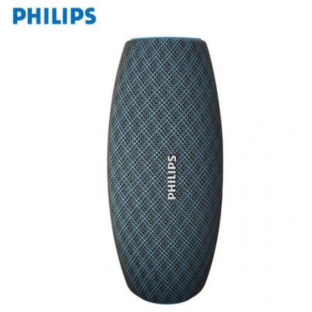 飛利浦(PHILIPS)BT6900A 音防水藍牙音箱 戶外便攜迷你音響  藍色