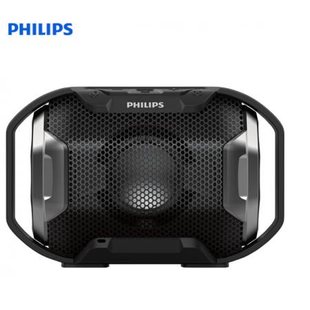 飛利浦（PHILIPS）SB300B 無(wú)線藍(lán)牙音箱 便攜小音響 低音炮 手機(jī)/電腦/車載 防水免提通話