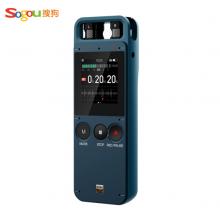 搜狗Sogou AI智能錄音筆E1 終身免費(fèi)轉(zhuǎn)文字 中英文同聲傳譯 8麥?zhǔn)耙?多語言翻譯 32G+云存儲 藍(lán)色