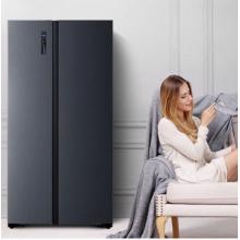 海信（Hisense）532升對(duì)開(kāi)門(mén)變頻無(wú)霜凈味冰箱 節(jié)能靜音纖薄大容量雙開(kāi)門(mén)BCD-532WFK1DPQ