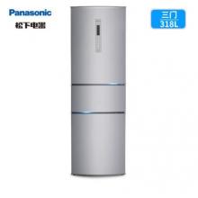 松下(Panasonic)NR-TC33WP1-S 318升自由變溫室 微凍保鮮三門風(fēng)冷變頻無(wú)霜冰箱