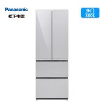 松下(Panasonic)NR-DE39TXP-S 380升多門變頻風(fēng)冷無(wú)霜冰箱AG銀離子玻璃面板