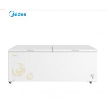 美的(Midea)719升 雙頂開商用冰柜 冷凍冷藏轉換冷柜 臥式冰箱(星辰金) BD/BC-719DKM(E) 