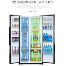 松下(Panasonic)NR-W56S1-W 570升對開門變頻風冷無霜冰箱 AG銀離子雙循環(huán)制冷