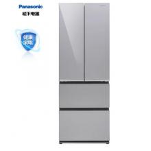 松下（Panasonic）380升變頻風(fēng)冷 光合保鮮 抗菌除味 全開(kāi)大冷凍 -3℃微凍保鮮 銀色玻璃面板 NR-JD40ATX-S