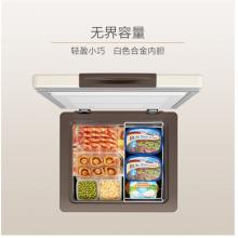 美的(Midea)143升 冷藏冷凍轉(zhuǎn)換冰柜 迷你小冷柜 一級能效 單溫小冰箱 BD/BC-143KMR