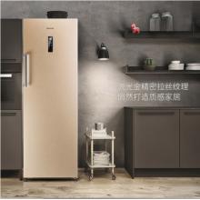 海信（Hisense）252升家用立式冷凍冰柜 一級(jí)能效風(fēng)冷無(wú)霜冷柜 節(jié)能電腦控溫側(cè)開(kāi)單門冰箱BD-252WT 