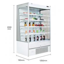 美菱（MELING）1.25米商用立式冷藏冰柜 噴霧點(diǎn)菜冷柜MLCF-1.3Y76HR