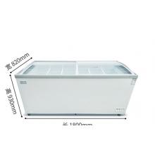 美菱（MELING）商用單溫一室冷柜 玻璃門冷凍加深島柜 大容量冰柜SC/SD-709GYT