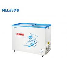 美菱（MELING）229升商用 冰柜 玻璃推拉門單溫一室冷藏冷凍轉換變溫臥式冷柜SC/SD-229GT