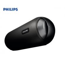  飛利浦(PHILIPS)BT6000 便攜式無線藍(lán)牙音箱 運(yùn)動(dòng)戶外防水音響 免提通話/NFC功能 黑色 