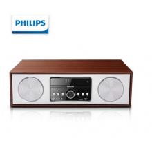 飛利浦（PHILIPS）DTM380/93 音響 音箱 復(fù)古木質(zhì) 無線藍(lán)牙HIFI桌面臺(tái)式CD音響