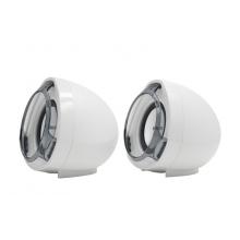 飛利浦 PHILIPS SPA311音箱音響筆記本臺(tái)式電腦家用usb多媒體桌面游戲線控音箱白色