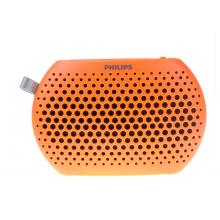 飛利浦(PHILIPS) SBM100 ORG 插卡音箱 口袋迷你便攜小音響 音樂(lè)MP3外響播放器 FM收音機(jī)老人聽(tīng)?wèi)?橙色