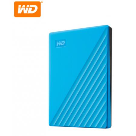 西部數(shù)據(jù)(WD)1TB USB3.0移動硬盤My Passport隨行版 2.5英寸 藍色(密碼保護 自動備份)WDBYVG0010BBL