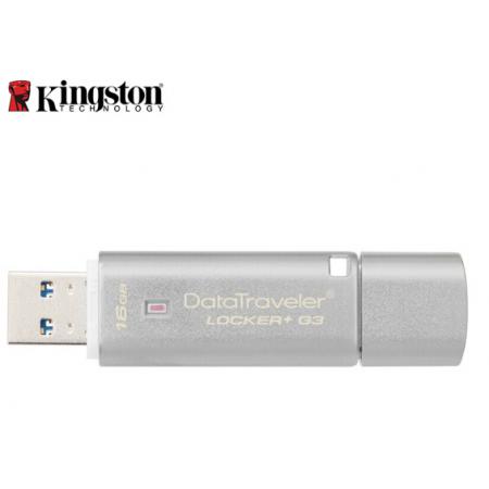 金士頓（Kingston）u盤USB3.0 DTLPG3硬件金屬加密U盤搭掛繩 16G 讀取135M/s 寫入40M/s