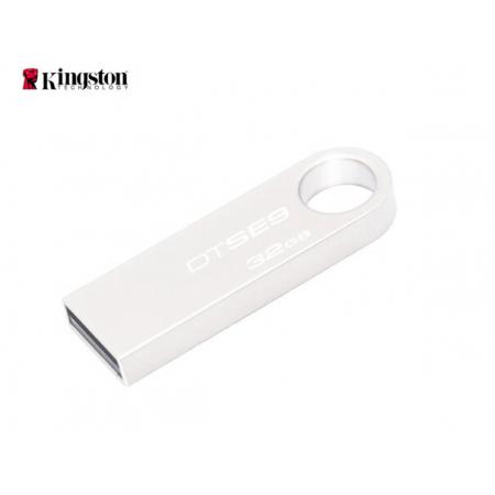 金士頓（Kingston）32GB U盤 DTSE9H 金屬 銀色 精巧時(shí)尚 穩(wěn)定可靠