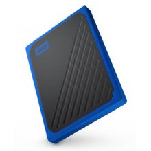 西部數(shù)據(jù)(WD)1TB USB3.0 移動(dòng)硬盤 固態(tài)(PSSD)My Passport Go鈷藍(lán)色(堅(jiān)固耐用 小巧便攜)WDBMCG0010BBT