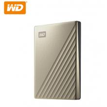 西部數(shù)據(jù)(WD)2TB Type-C移動(dòng)硬盤My Passport Ultra2.5英寸 金色(硬件加密 自動(dòng)備份)WDBC3C0020BGD